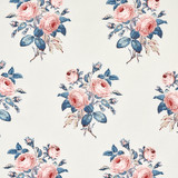 Schumacher Loudon Rose in Rose & Blue 179632