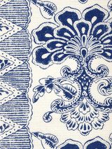 Quadrille Chantilly Stripe Slate Blue on Tint 306700F-06