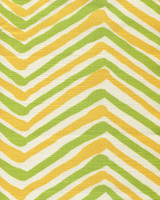 Quadrille Alan Campbell Zig Zag Multi Color Lime Yellow on Tint AC950-09