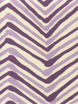 Quadrille Alan Campbell Zig Zag Multi Color Lavender Purple on Tint AC950-06