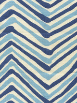 Quadrille Alan Campbell Zig Zag Multi Color New Blue Navy on Tint AC950-04