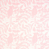 Schumacher Birds and Bee Wallpaper Pink 5011191