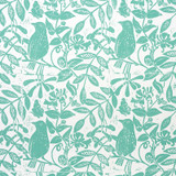 Schumacher Birds and Bee Wallpaper Seaglass 5011192 