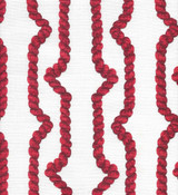 Quadrille Regency Ropes Multi Reds on White JF01010-06