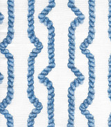 Quadrille Regency Ropes Multi Blue on White JF01010-04