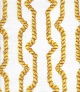 Quadrille Regency Ropes Multi Gold on White JF01010-03
