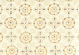 Quadrille Crawford Multi Taupe Brown on Cotton/Linen 306301F