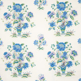 Schumacher Ashford Linen Cornflower And Lilac 180041