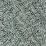 Schumacher Abstract Leaf Wallpaper Metallic Slate 5007534