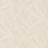 Schumacher Abstract Leaf Wallpaper Linen 5007530