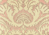 Quadrille Borghese Brown Soft Pink on Cream 306240C-01