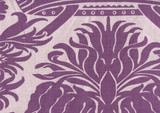 Quadrille Corinthe Damask Purple on Lilac 306162F