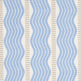 Schumacher Wallcovering Sina Stripe Blue 5012122