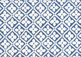 Quadrille Puccini Wallpaper New Navy on Almost White 306330W-09