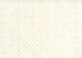 Quadrille Puccini Wallpaper White on Off White 306330W-00