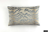 Pillow in Cowtan Rajah Blue (14 X 24)