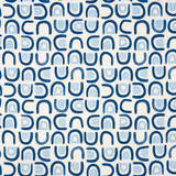 Schumacher Threshold Printed Linen Lapis 180422