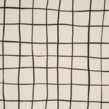 Miles Redd for Schumacher Painterly Windowpane Black 180290