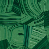 Miles Redd Schumacher Agate Slice Wallpaper Malachite Green 5013891