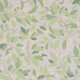 Miles Redd for Schumacher Dogwood Leaf Grisaille 176521