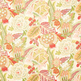 Schumacher Zanzibar Linen Print Melon 173521