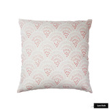 Sister Parish Chou Chou Pillows - Both Sides (shown in Pale Pink -comes in several colors)