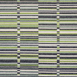 Schumacher Tierra Stripe in Green & Blue 82011