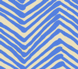 Quadrille Alan Campbell Zig Zag French Blue On Tint