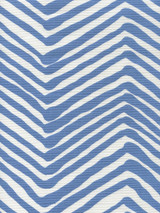 Quadrille Zig Zag Island Blue on White AC302 21