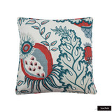 20 X 20 Christopher Farr Carnival Pillow with Self Welting (Both Sides -shown in Coral-comes in several colors)