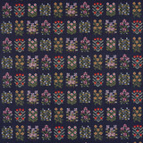 Schumacher Annika Floral Tapesty in Multi on Navy 81971