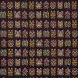 Schumacher Annika Floral Tapesty in Multi on Espresso 81972