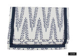 Sister Parish Willow Custom Roman Shades (shown in Indigo with Navy Trim -comes in other colors)