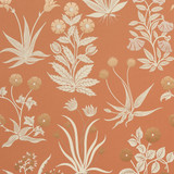 Schumacher Culpeper Ox Orange 5015090 Wallpaper