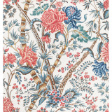 Brunschwig & Fils Luberon Wallpaper Red/Blue P8022100.195.0