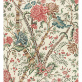 Brunschwig & Fils Luberon Wallpaper Red/Teal P8022100.1913.0