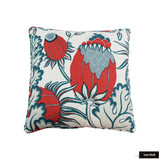 20 X 20 Christopher Farr Carnival Pillow with Self Welting (Both Sides -shown in Coral-comes in several colors)