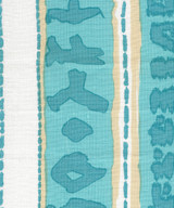 Quadrille China Seas Abaco Stripe (Multi Blues 6350 02) Custom Roman Shade
