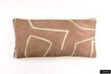 Custom Pillow (12 X 24) in Graffito Salmon/Cream