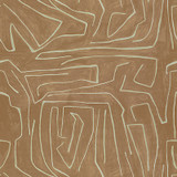 Fabric Graffito Salmon/Cream GWF-3530_117 
