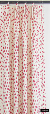 Custom Drapes in Les Touches in Pink