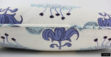 Self Welted Pillow in Katie Ridder Peony (Blueberry)