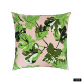 Knife Edge Pillow in Peter Dunham Fig Leaf Original on Pink 111FIG07
