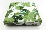Seat Cushion in Peter Dunham Fig Leaf - Original on White 111FIG02