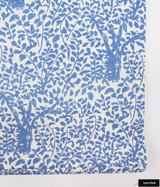 Quadrille Arbre De Matisse -China Blue Roman Shade 