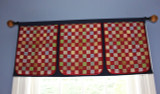 This is a Custom Valance I designed for a boys room.