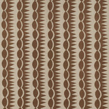 Schumacher Dagger Stripe Brown on Natural 181530