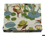 Roman Shade in GP & J Baker Nympheus Stone/Pistachio 