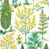 Schumacher Pandora Embroidery Green 71472