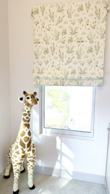 Lulie Wallace Darcy Custom Roman Shade